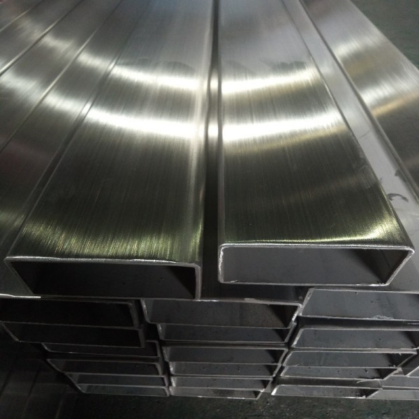 304不銹鋼拉絲方管75*45